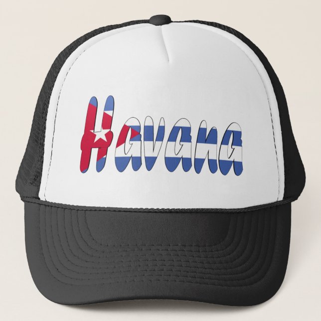 Havana, Cuba Trucker Hat (Front)