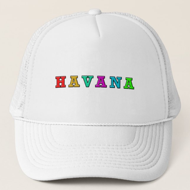 Havana Cuba Trucker Hat (Front)