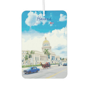 Havana, Cuba - Vintage Classic Soul Air Freshener