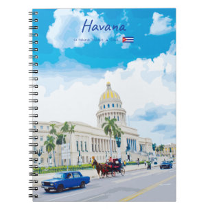 Havana, Cuba - Vintage Classic Soul Notebook