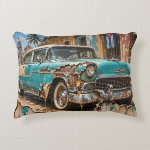 Havana Dreams, Rusted Chrome Accent Pillow