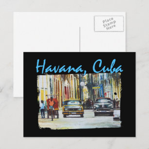 Havana Habana Viejo Cuba Postcard