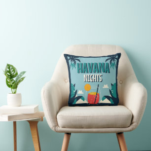 "Havana Nights" Throw Pillow