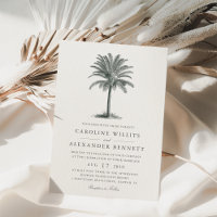 Havana Palm Faire-part de mariage