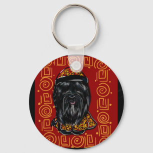Havana Silk Dog Year of the Dog Keychain