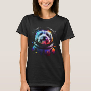Havanese Astronaut Dog in Outer Space  Cosmic Grap T-Shirt