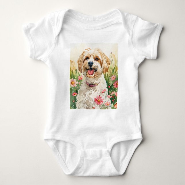 Havanese Baby Bodysuit (Front)