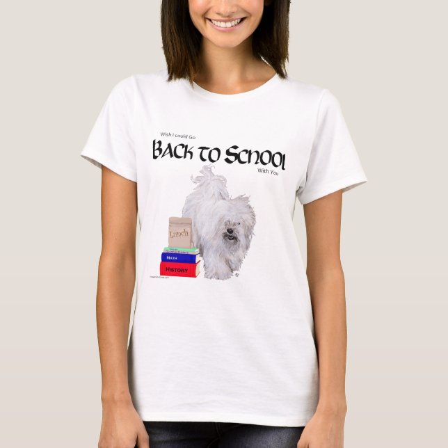 Havanese Back to School T-Shirt (Front)