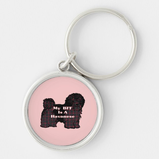 HAVANESE BFF KEYCHAIN (Front)