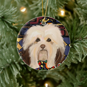 HAVANESE CERAMIC ORNAMENT