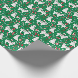 Havanese Christmas dog Wrapping Paper