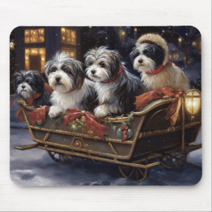 Havanese Christmas Festive Season  Mouse Pad