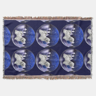 Havanese Christmas Throw Blanket