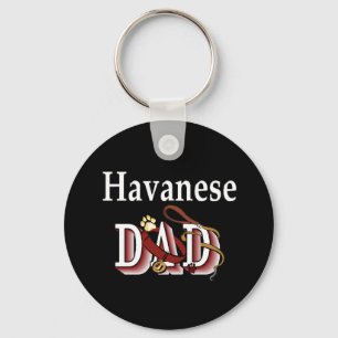 Havanese dad Keychain