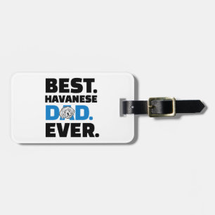 Havanese Dad Luggage Tag