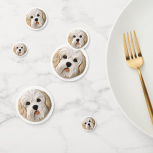 Havanese Dog 3D Inspired Confetti