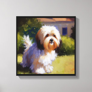Havanese Dog Canvas Print