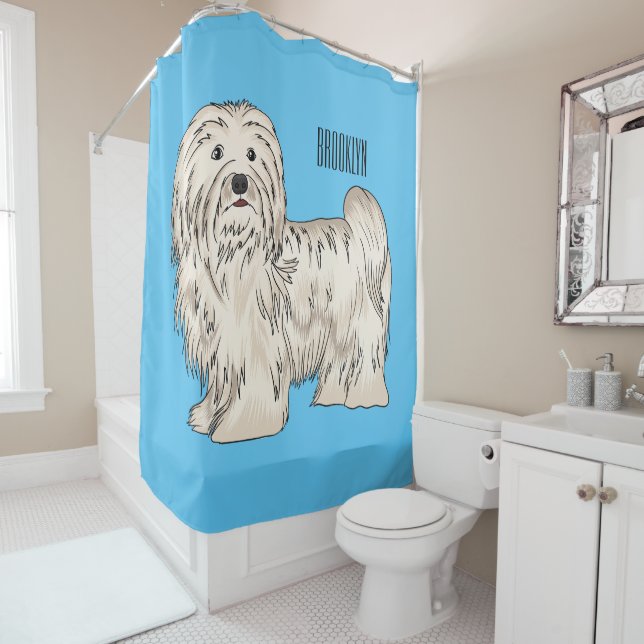 Havanese dog cartoon illustration (In Situ)