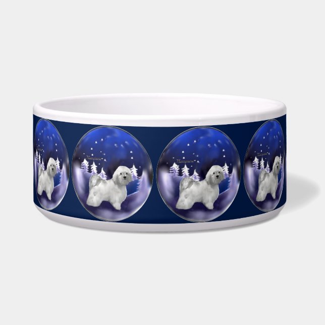 Havanese Dog Christmas  (Front)