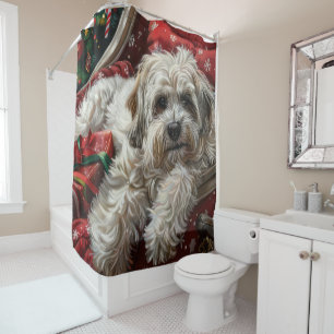 Havanese Dog Christmas Festive