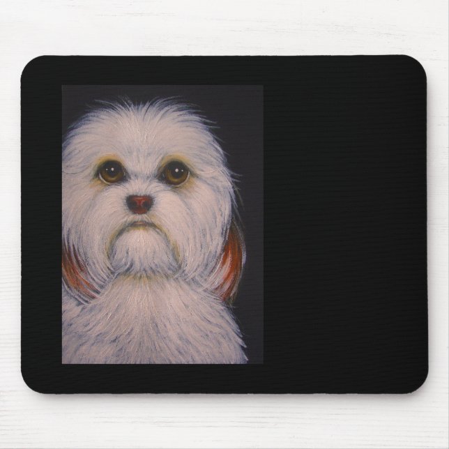HAVANESE DOG CUTOMIZE Mousepad (Front)
