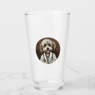 Havanese Dog Doctor Glass