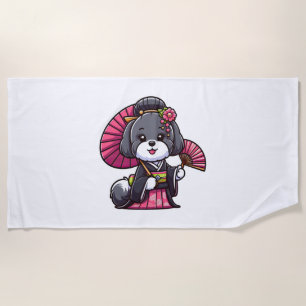 Havanese Dog Kimono   Beach Towel