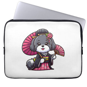 Havanese Dog Kimono   Laptop Sleeve