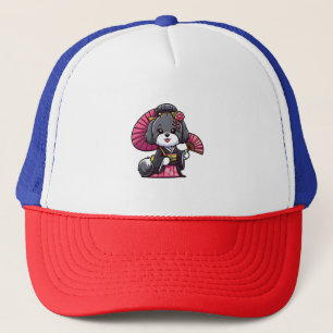 Havanese Dog Kimono Trucker Hat