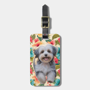 Havanese Dog Luggage Tag
