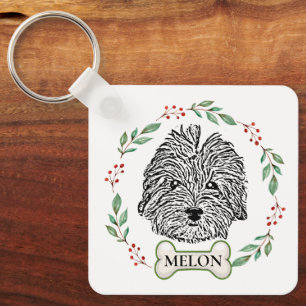 Havanese Dog Personalized Keychain