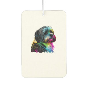 Havanese Dog Pop Art Design Havanese Lovers Air Freshener