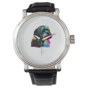 Havanese Dog Pop Art Design Havanese Lovers  Watch