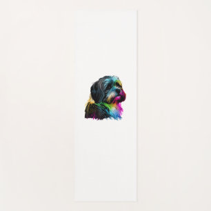 Havanese Dog Pop Art Design Havanese Lovers  Yoga Mat