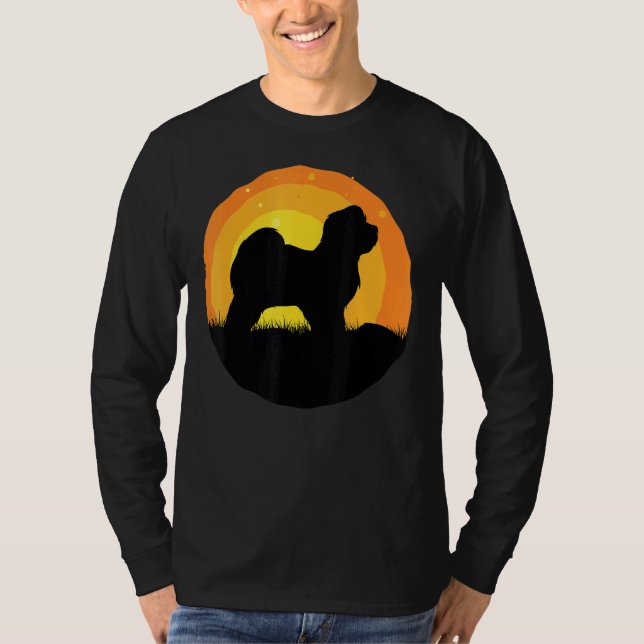 Havanese Dog Retro 12 T-Shirt (Front)
