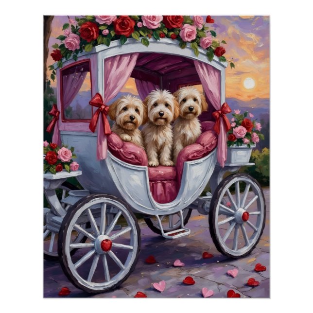 Havanese Dog Valentine's Day  Poster (Front)