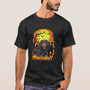 Havanese Dog With Pumpkins Funny Scary Halloween P T-Shirt