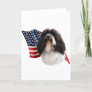 Havanese Flag Card
