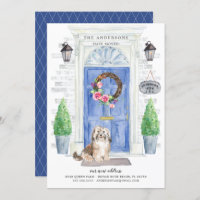 Havanese Front Door Moving Announcement