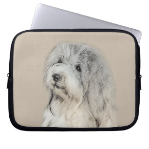 Havanese (Gold Sable) Painting - Original Dog Art Laptop Sleeve