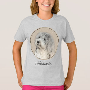 Havanese (Gold Sable) Painting - Original Dog Art T-Shirt