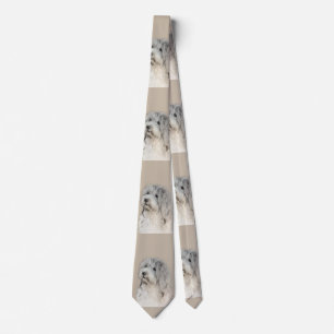 Havanese (Gold Sable) Painting - Original Dog Art Tie