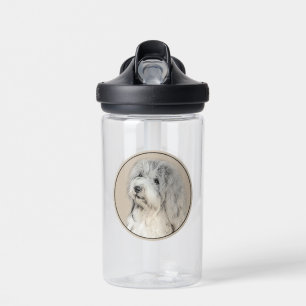 Havanese (Gold Sable) Painting - Original Dog Art Water Bottle