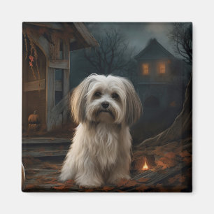 Havanese Halloween Scary Magnet