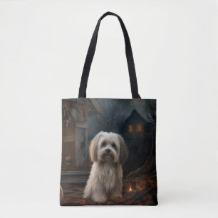 Havanese Halloween Scary Tote Bag