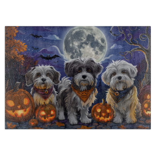 Havanese Halloween Spooky Cutting Board