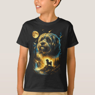 Havanese howling to the moon vintage 90s funny dog T-Shirt