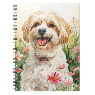 Havanese Journal – Watercolor Dog Notebook