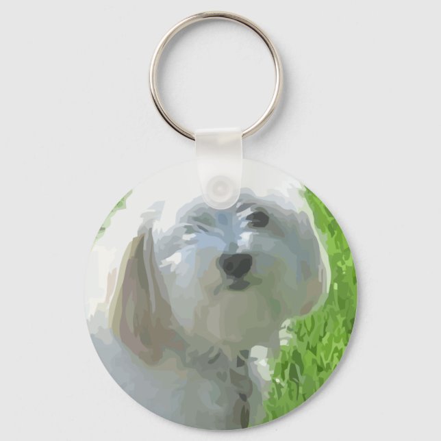 Havanese Keychain (Front)