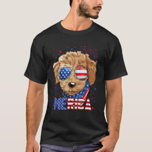 Havanese  Merica Sunglasses 4th Of July American F T-Shirt